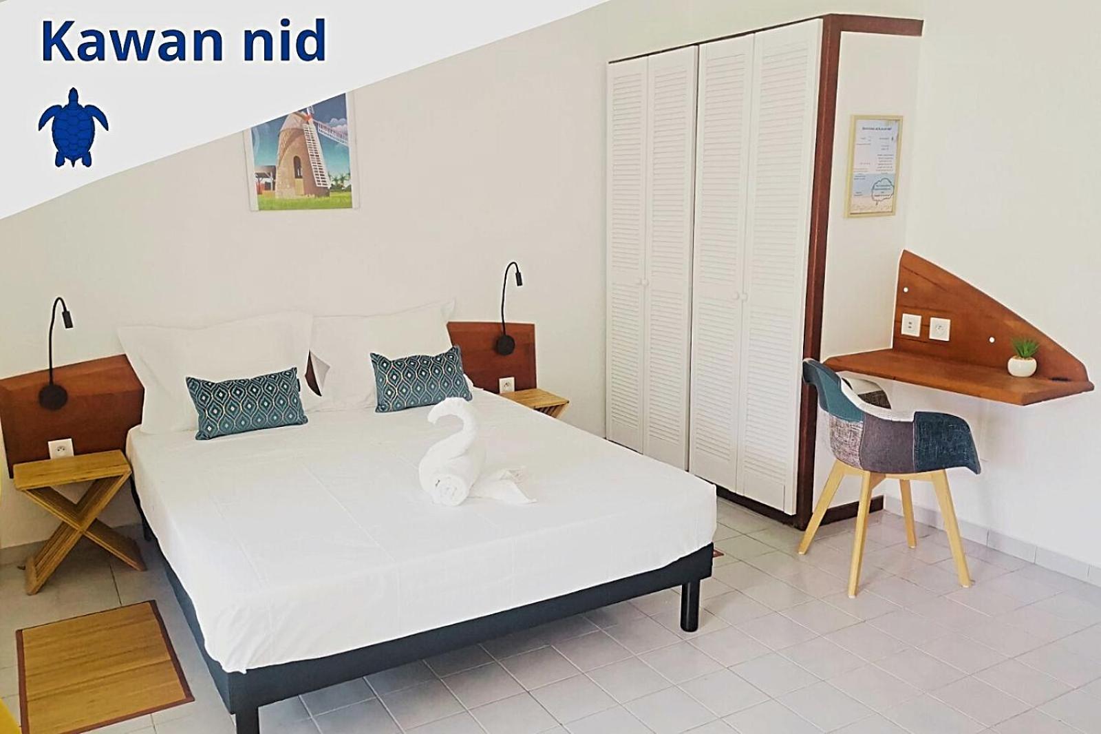 Kawan Nid - Tout Confort, Plage A 2 Min A Pied, Piscine, Wifi, Climatisation Grand-Bourg  Luaran gambar